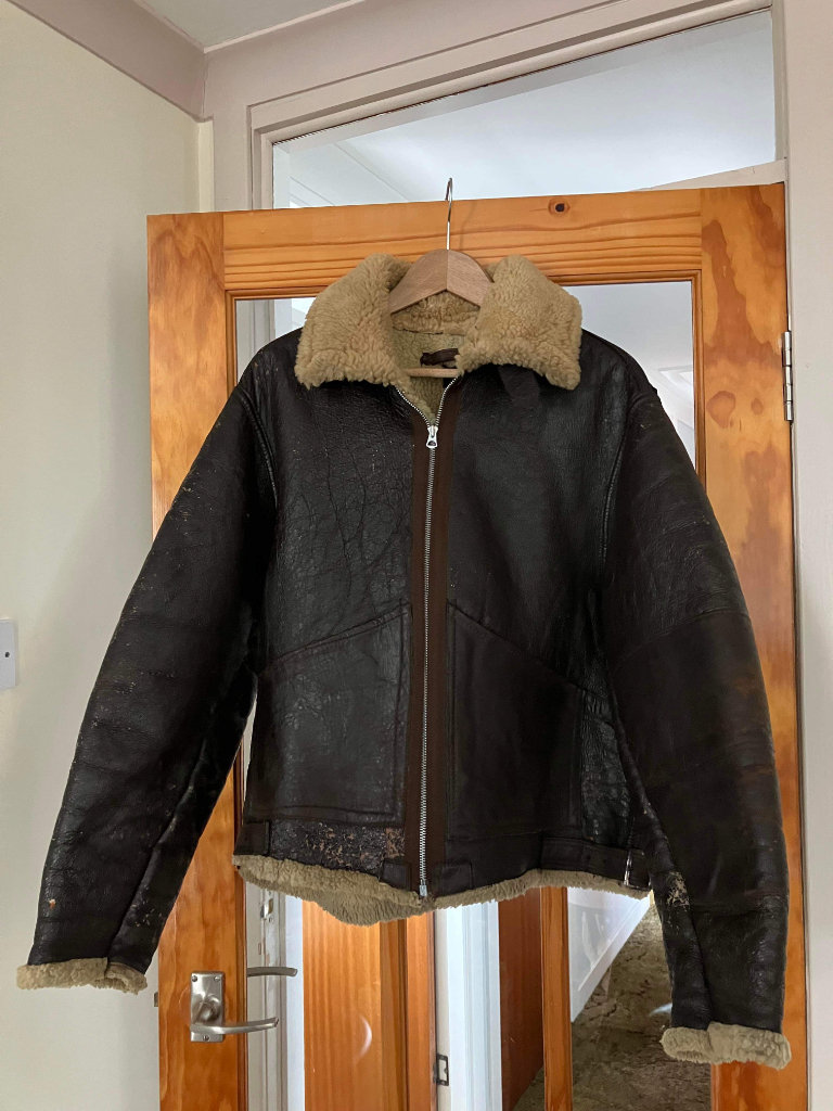 WW2 LEATHER FLYING JACKET-WERBER D1