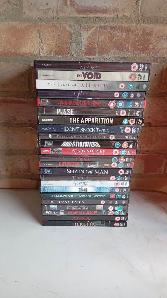 Horror dvds x23