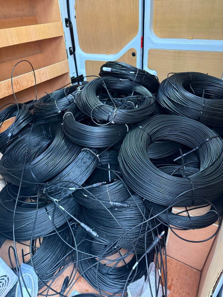Fiber Optic Cable Corning Drop Cable NEW 1 SMF FastAccess 350 M Reel