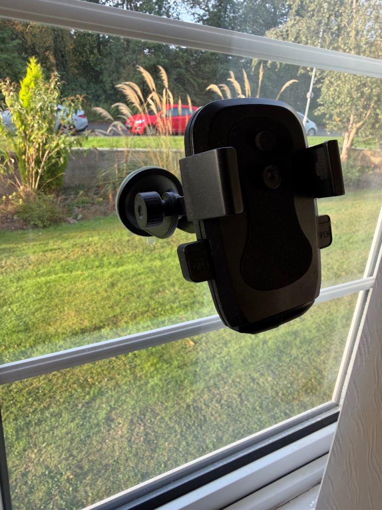 Black Car Phone Holder Mount with Suction Cup