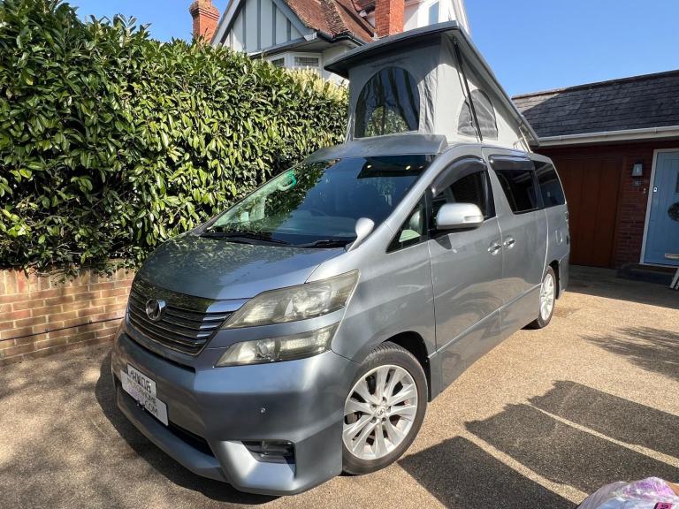 Toyota Vellfire 3.5 V6 Auto 4 Berth 5 Belt Pop Top Rock Bed 64k VGC