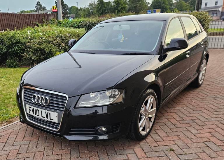 2010 AUDI A3 2.0TDI SPORT 140BHP £35 A YEAR ROAD TAX, APPLE CAR PLAY