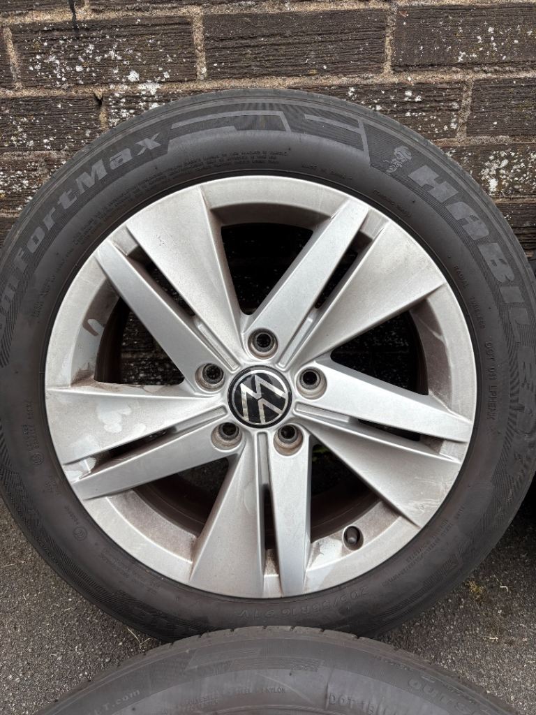 16” Genuine OEM VW Golf MK8 Caddy Touran Alloy Wheel ET48 5X112