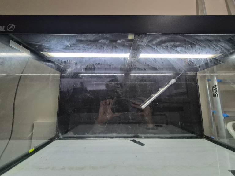 Fluval Roma 200 fish tank and cabinet