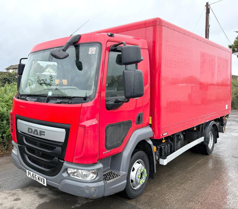 2016 DAF LF45,150 GRP BOX VAN 7.5 TON CANTILEVER TAIL-LIFT MANUAL GEARS EURO-6