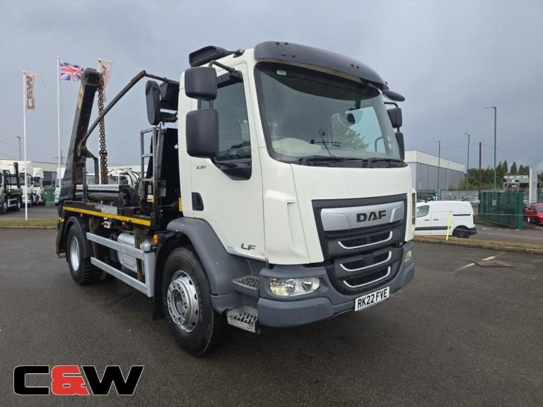 2022 (22) DAF FA LF 230 18T 4x2 Skip Loader - 166,000KMS