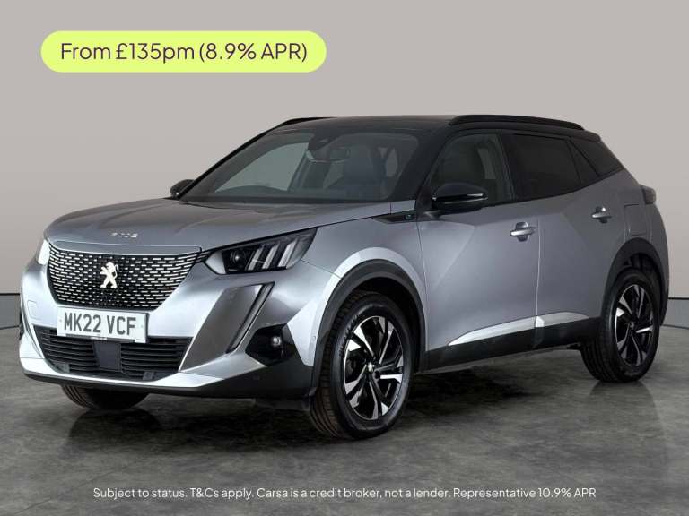 2022 Peugeot E-2008 50kWh GT SUV 5dr Electric Auto (7kW Charger) (136 ps) - LED - REVERSE CAM - S...