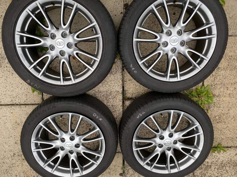 Genuine Infiniti Q50 OEM Alloy Wheels – Set of 4 – Very Good Condition