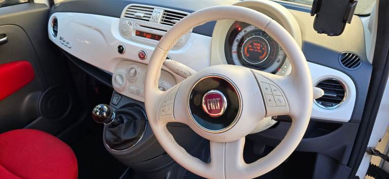 2012 FIAT 500 1.2 PETROL MANUAL > MOT 11 MARCH 2026 > MILEAGE 75K >  ULEZ-COMPLAINT