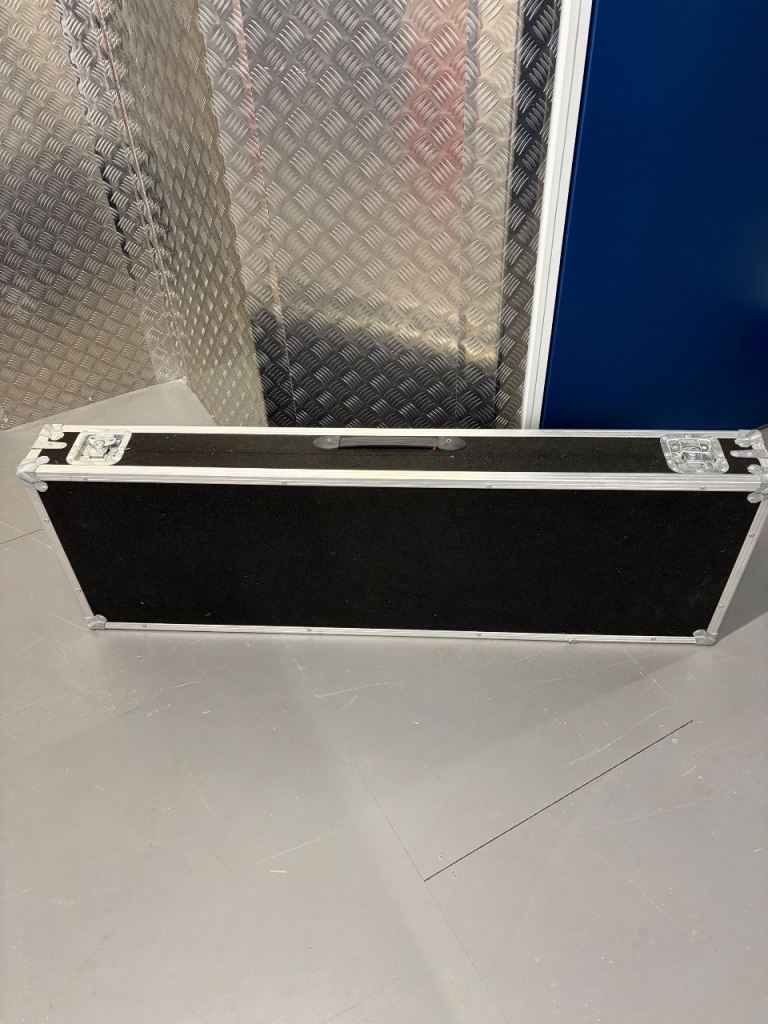 Black Hard Case for Guitar or Keyboard – Good Condition