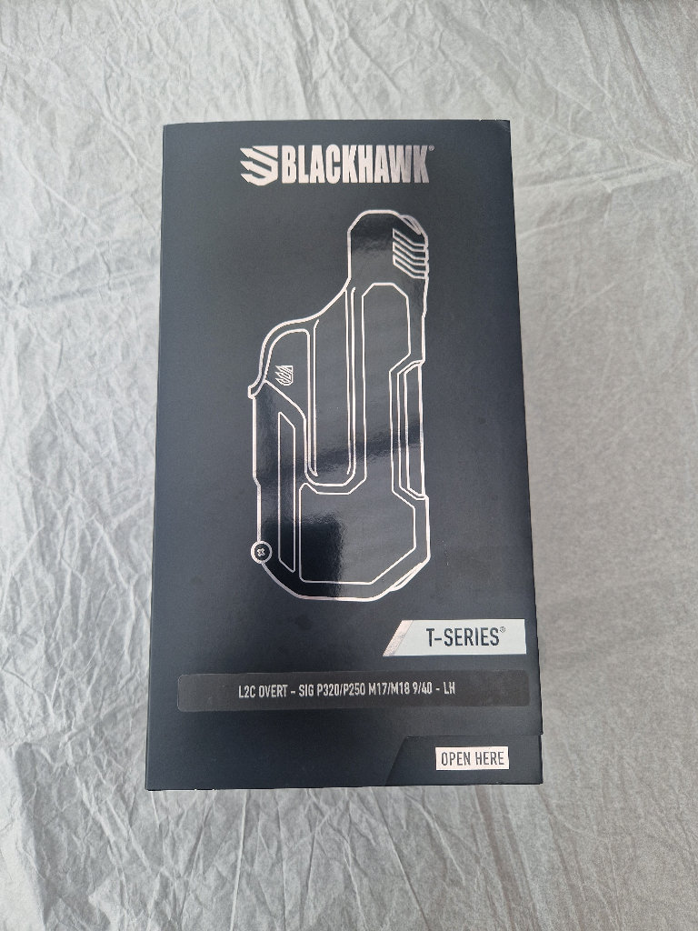New Blackhawk T-series Holsters  L2C Overt - SIG P320, P250, M17, M18 9-40 - left hand. Made in USA
