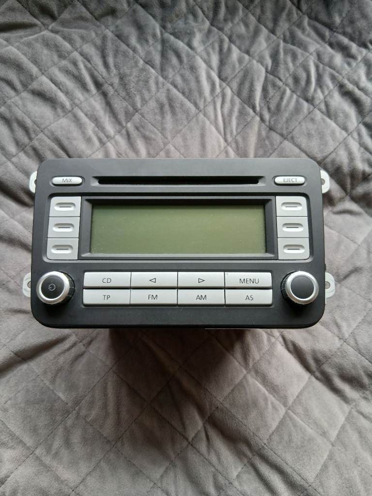 2007 VOLKSWAGEN GOLF STEREO RADIO CD PLAYER HEAD UNIT 1K0035186R #190