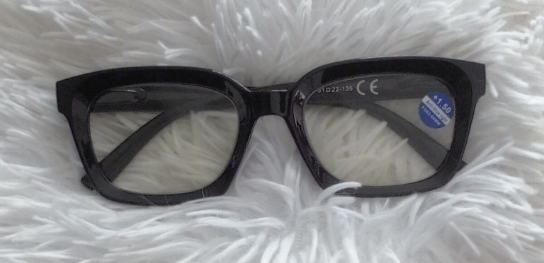 Unisex Black Square Frame Blue Light Blocking Reading Glasses +1.50.POST OR COLLECT!