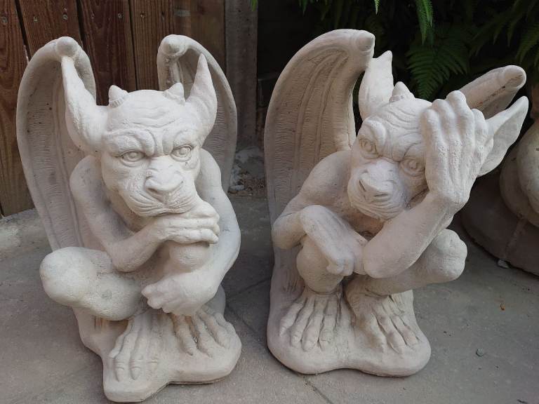 Great pair of gargoyles