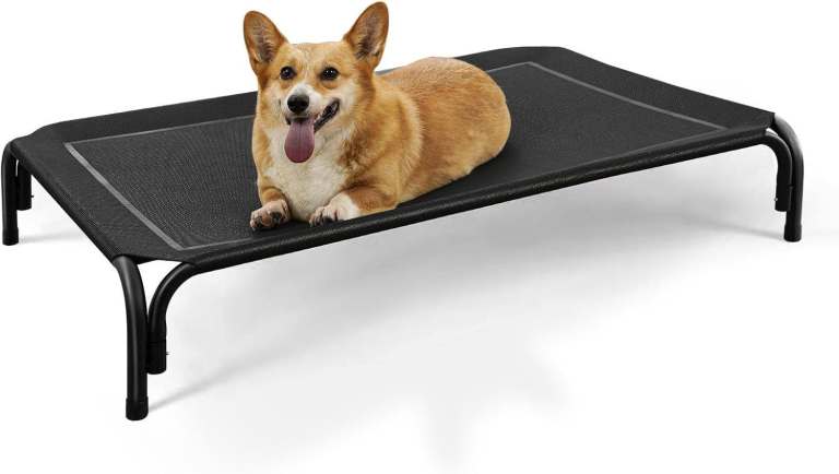 new in packaging - Heavy Duty | Raised Pet Bed | Black | Size Medium | Indoor / Outdoor Use
