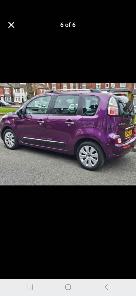 Citroen C3 Picasso Purple 1.6 Diesel Low Milage Ulezz 