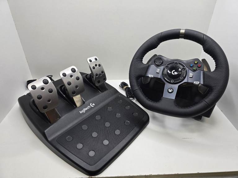 image for logitech G920 Steering Wheel + Pedals 