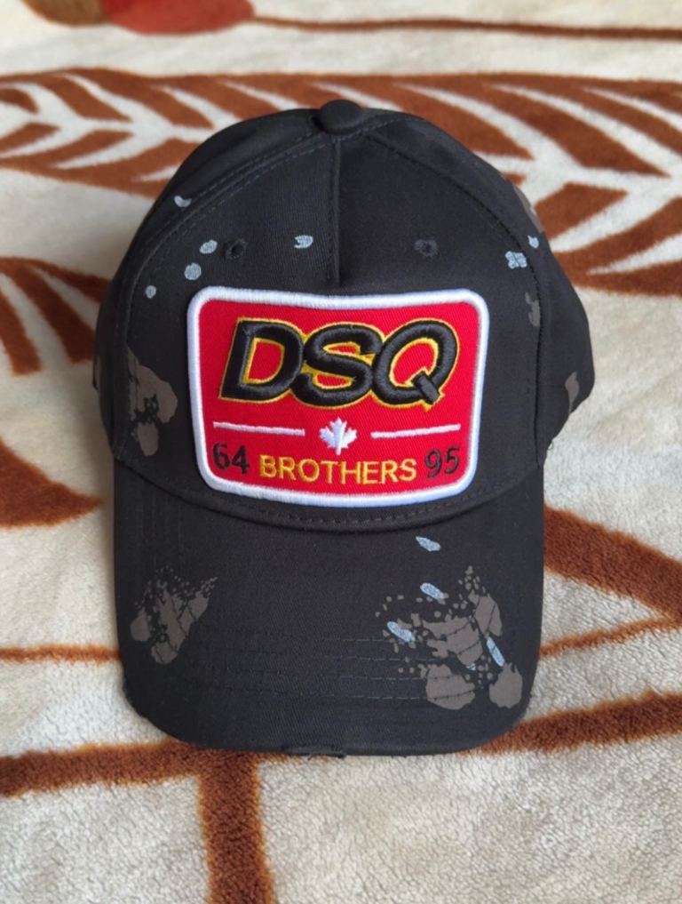 Dsquared 2 Baseball Cap Paint Splash Design *Brand New*