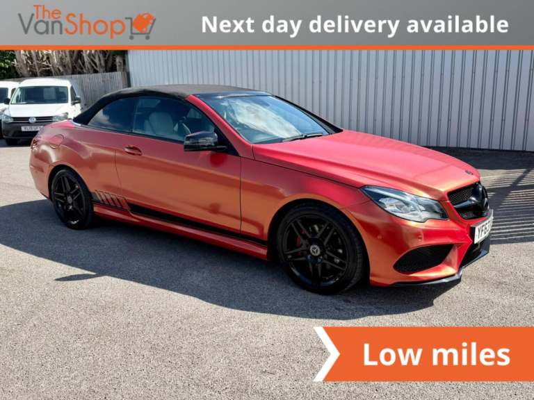 2013 Mercedes-Benz E Class 2.1 E220 CDI AMG Sport Cabriolet G-Tronic+ Euro 5 (s/s) 2dr CONVERTIBL...