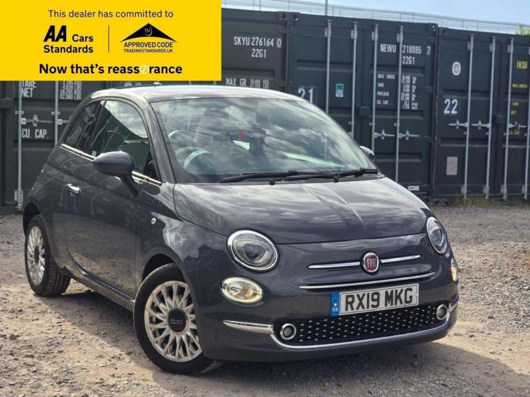 2019 Fiat 500 1.2 Lounge Hatchback 3dr Petrol Dualogic Euro 6 (s/s) (69 bhp) Hatchback Petrol Aut...