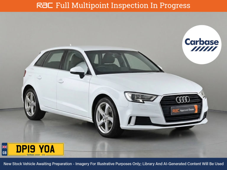 2019 Audi A3 1.0 TFSI 30 Sport Sportback 5dr Petrol Manual Euro 6 (s/s) (116 ps) Hatchback PETROL...