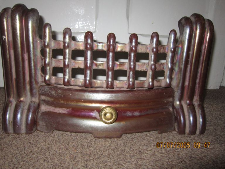1950's Lustre Ware Fire Front Fret.