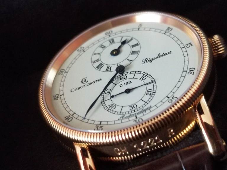 Chronoswiss Regulateur 18ct Gold Rare Luxury Swiss Timepiece Cost £14,995.00 Stunning