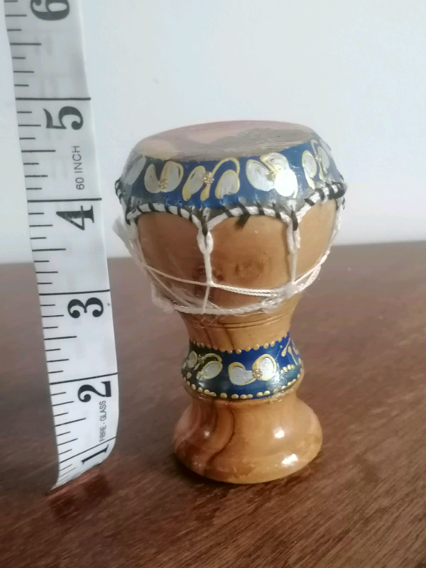  Small 4,2-inch hand made Deco Djembe Bongo  camel Drum 