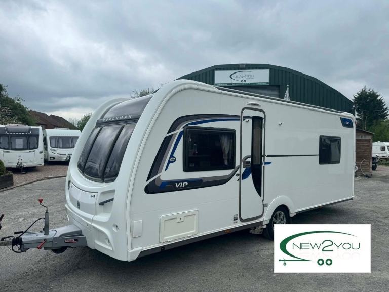 2016 Coachman VIP 545 4 Berth Caravan ISLAND BED Caravan - STOCK H073 - WARRANTY