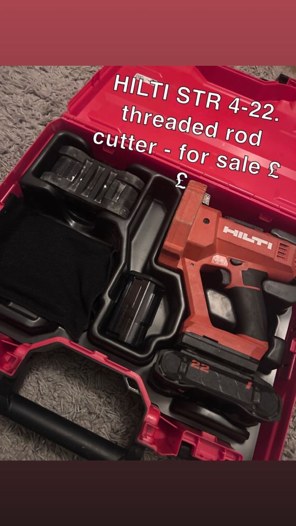 Hilti threaded rod cutter. 