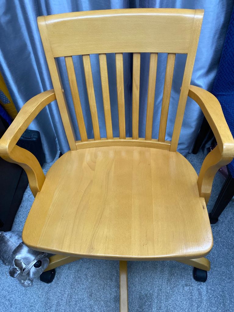 image for Pine Swivel Captains Chair