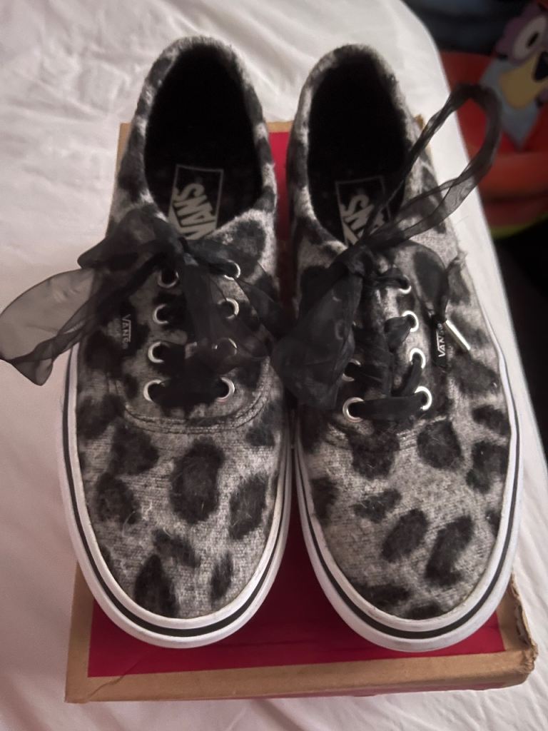 Vans Leopard Print Platform Trainers – NEW