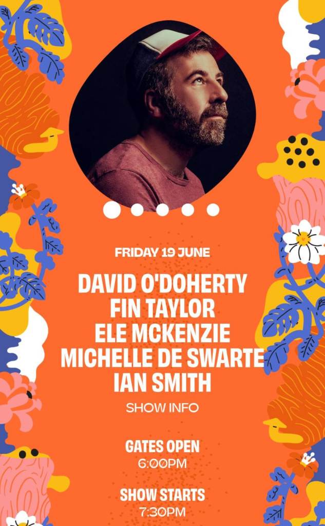 2x Friday Bristol Comedy Garden tickets - David O'Doherty