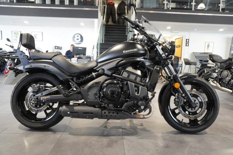 Kawasaki Vulcan S 650, 2022, Black with just 13167miles Only £5495. 