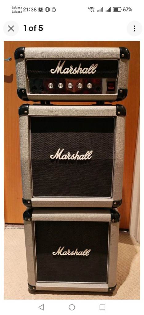 Marshall mini stack silver jubilee 1987