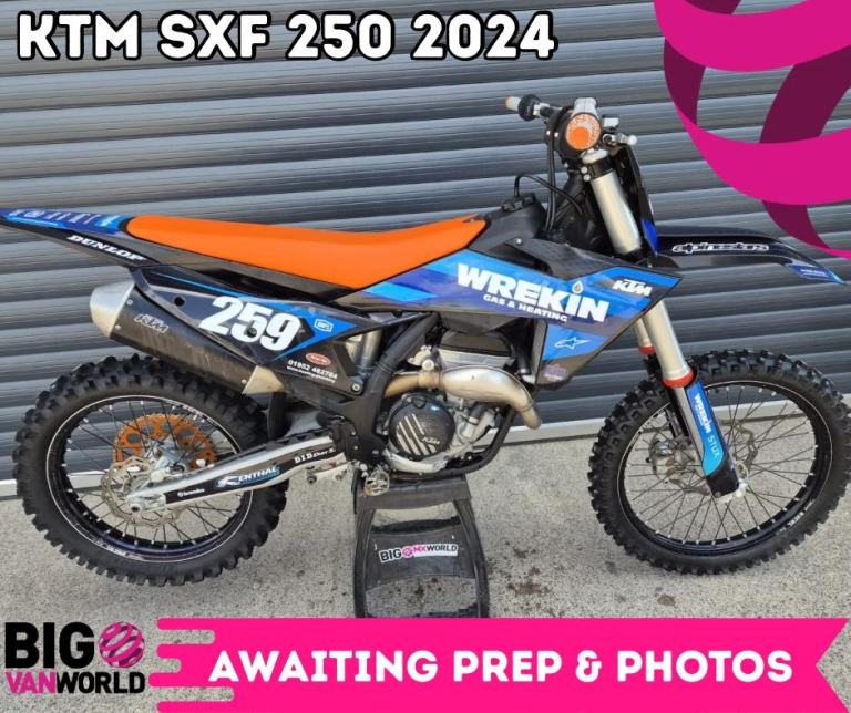 KTM SXF 250 2024 - Only 27 Hrs - Stock, Clean & Fully Prepped