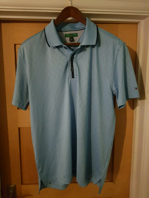 Tommy Hilfiger golf blue polo shirt 