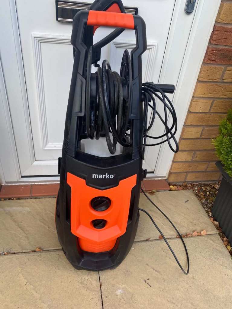 Marko Pressure Washer Power Jet Wash Electric Garden Patio Home Car Outdoor Pump 1600W
