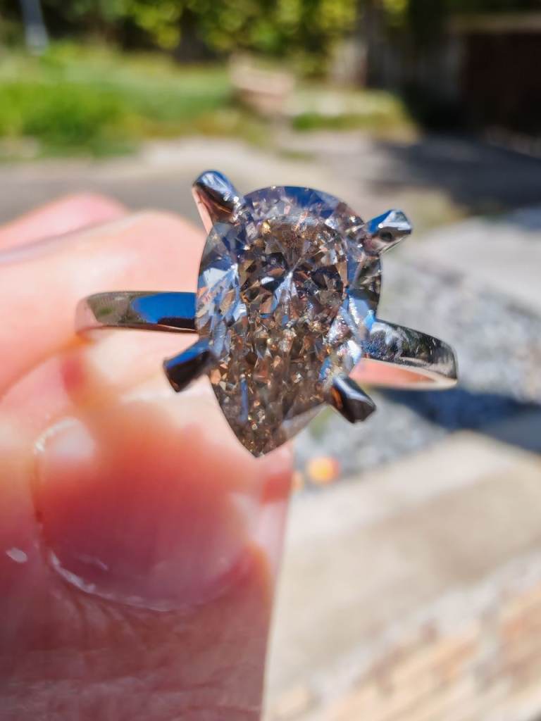 Solitaire Diamond engagement ring 