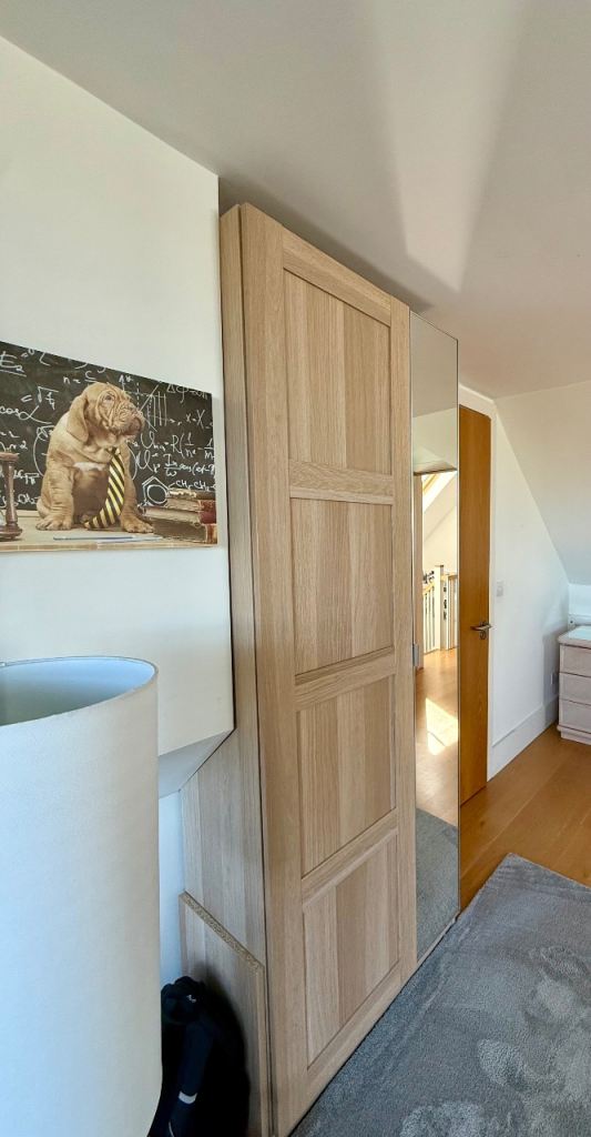 Oak Bergsbo Ikea wardrobe 