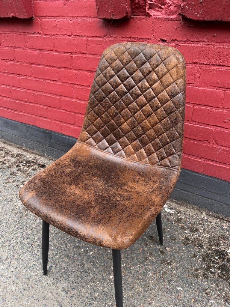 **BRAND NEW** Dining chair restaurant cafe leather multiple colours 