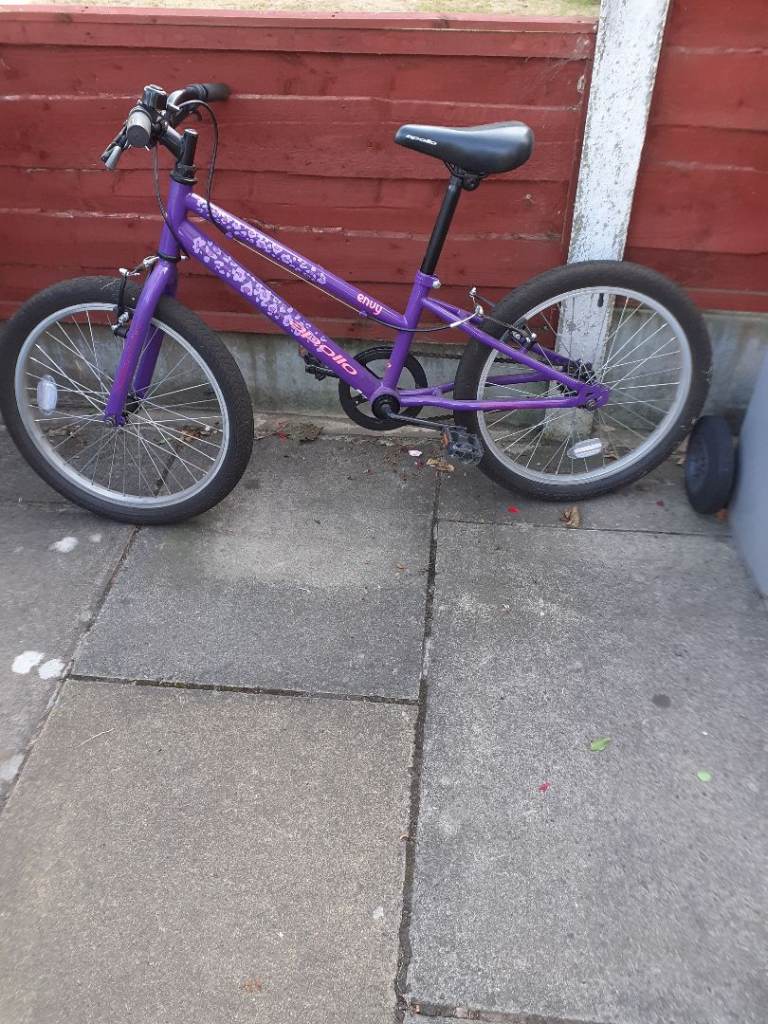 Kids Purple Bike Apollo Envy, 6-11 years old – Good Condition