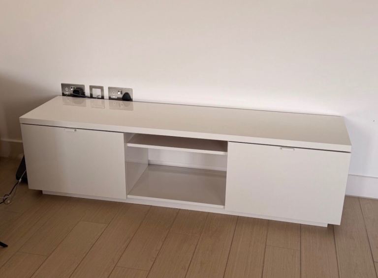 TV stand white 