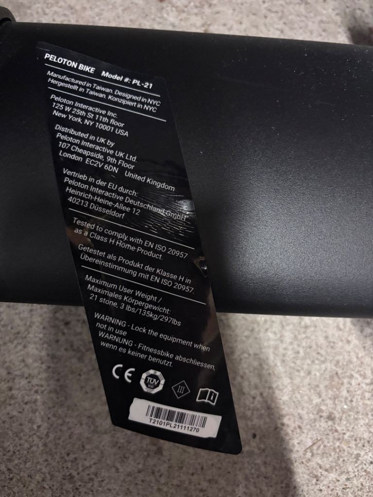 Peloton exercise bike 