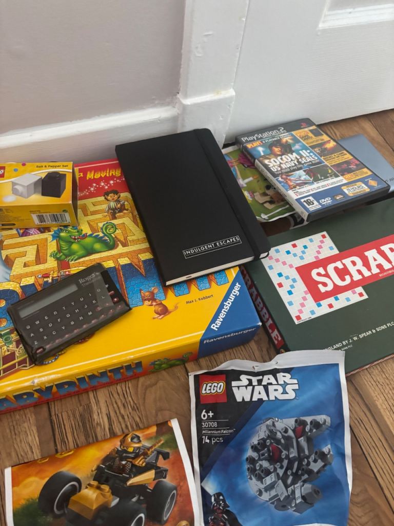 Selection of Random Stuff for Use or Reselling - Board Games, LEGO, and Books – Good Condition