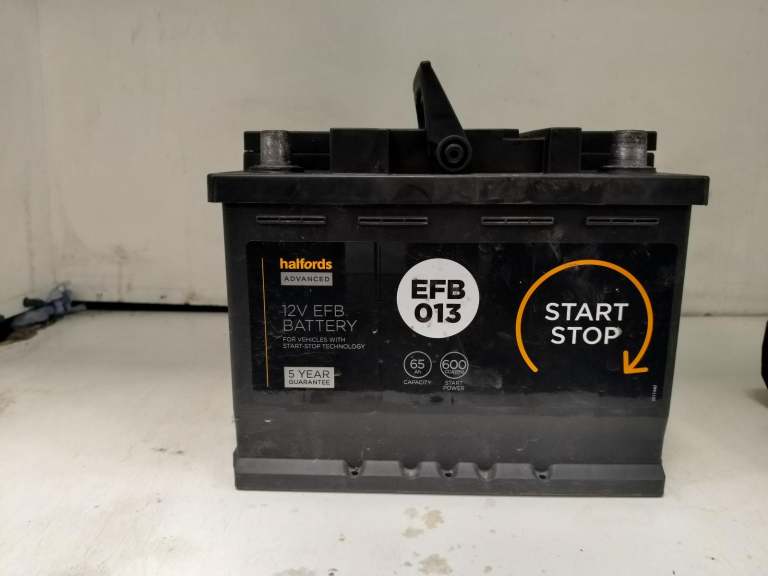 Halfords Advanced 013 Car Battery 65ah 600cca Refurbished Re-Charged