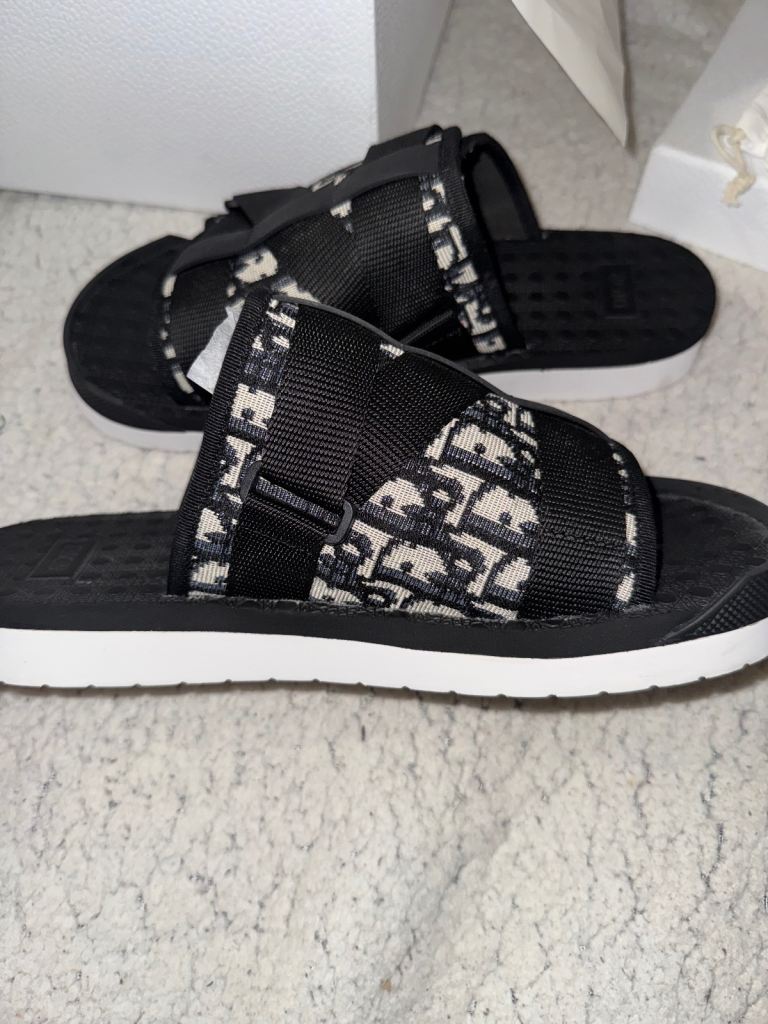 image for Dior Alpha Slides Sandals - Mens UK 9 - New with box