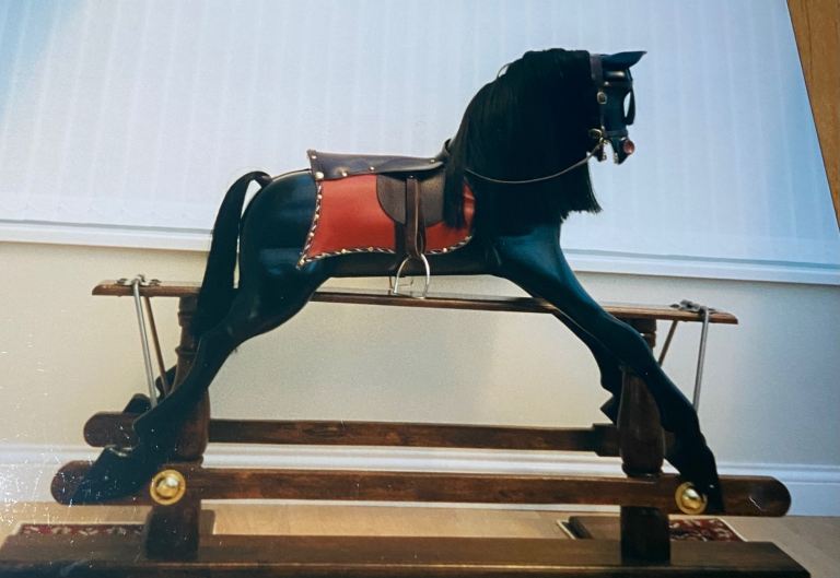 Hand Carved Rocking Horse