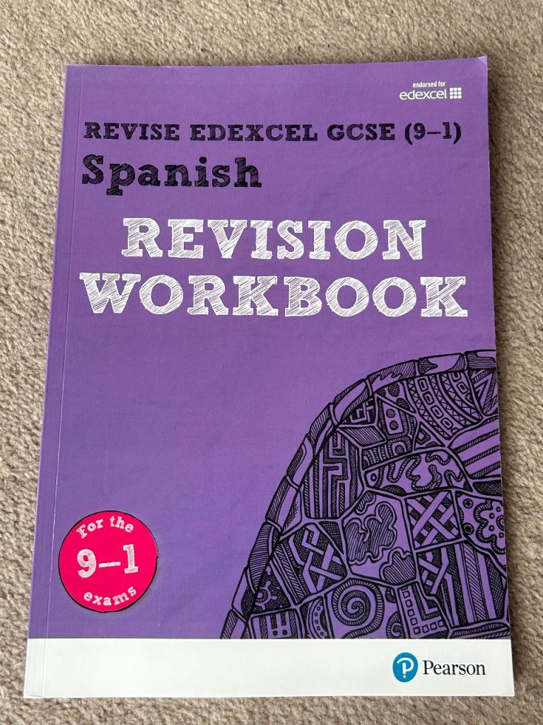 Pearson Revise Edexcel GCSE Spanish Revision Workbook – As Good As New