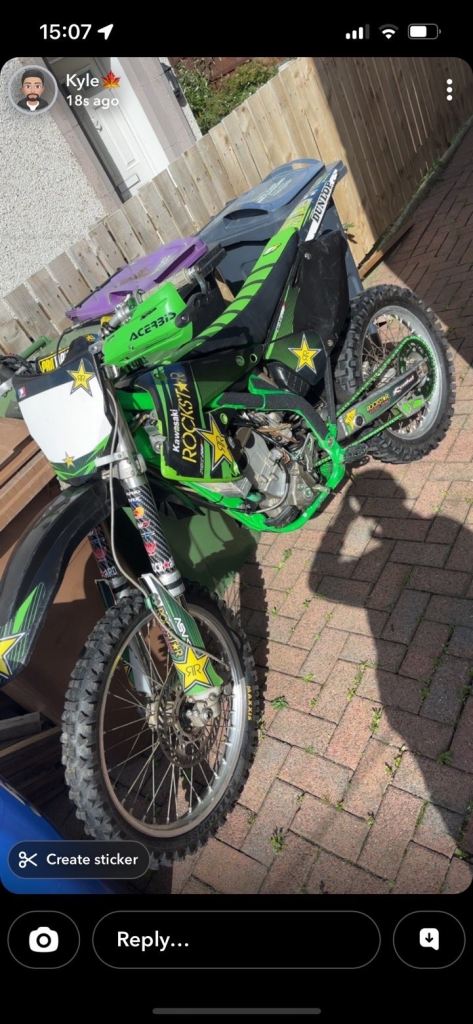 KAWASAKI KX250 F  2004 